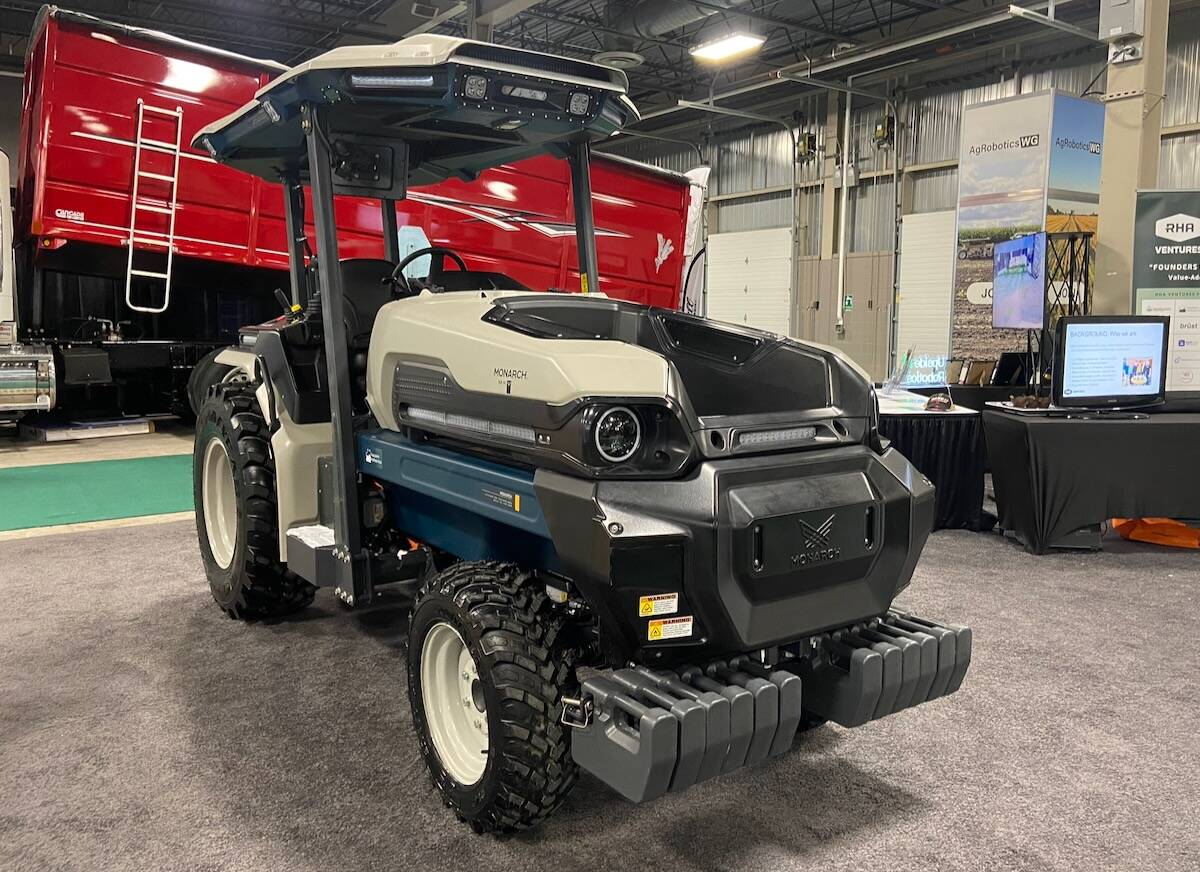 Image for Monarch electric tractor’s future in Canada unclear as Caterpillar takes over