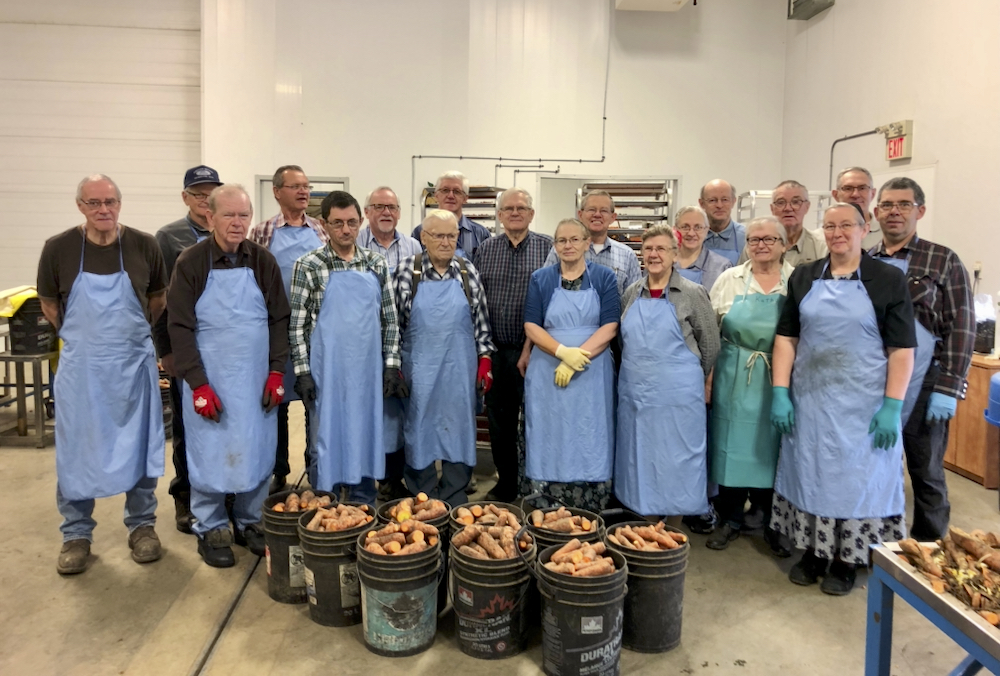 Image for Peace Country group moves a mountain of vegetables to feed the hungry